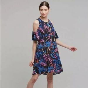 ANTHROPOLOGIE Elia Open Shoulder dress by Maeve